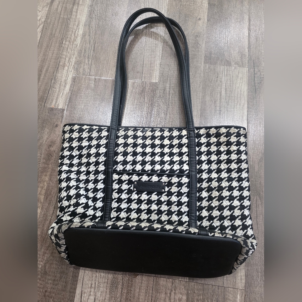 Vera Bradley Black and White Houndstooth Tote